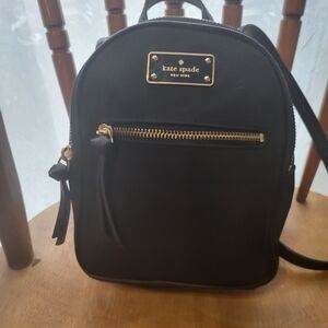Kate Spade Black Women's Backpack. NWOT.  No Call Outs. 7x9x3